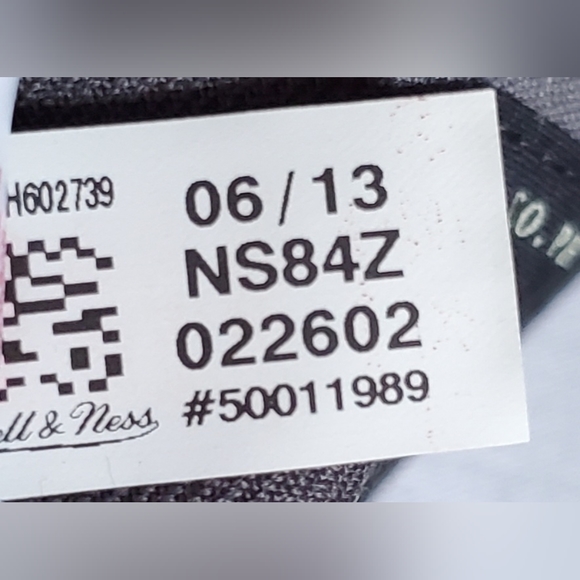 Mitchell & Ness NBA Charlotte Hornets Splatter Retro Snapback Hat Cap - NWOT - Picture 9 of 11